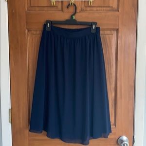 Navy blue skirt